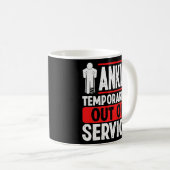 Mug Humour de récupération de l'ankle cassé Guerrier d (Devant droit)