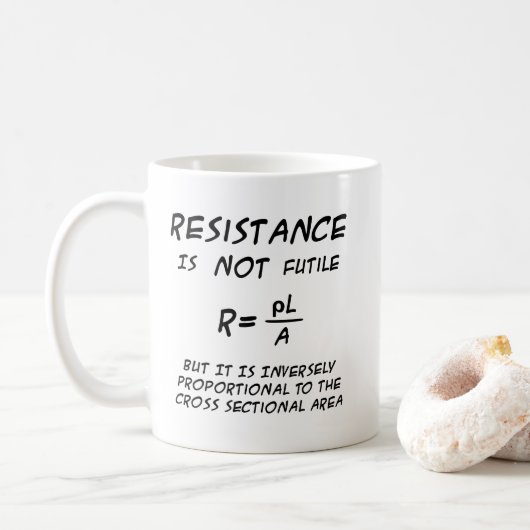 Mug Humour de résistance (Avec donut)