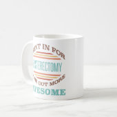 Mug Humour de rétablissement de l'hystérectomie (Devant gauche)