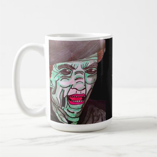 MUG HUMOUR DE SORCIÈRE EFFRAYANTE D'HALLOWEEN (Gauche)