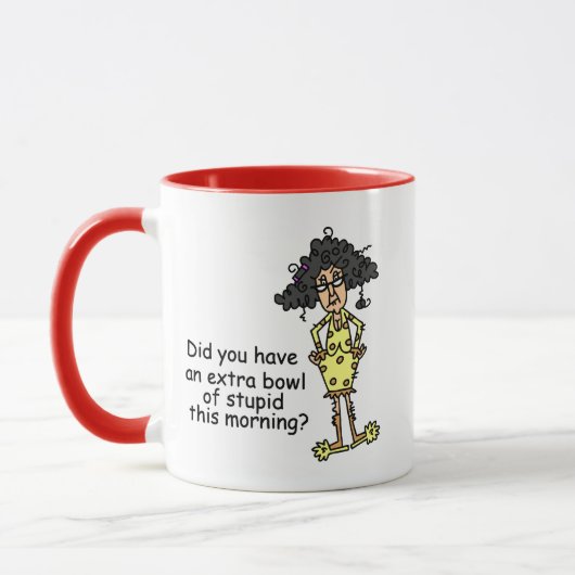Mug Humour de stupidité (Gauche)