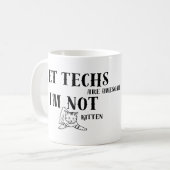 Mug Humour de technologie vétérinaire : Les technicien (Devant gauche)