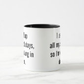 Mug humour de travail (Centre)