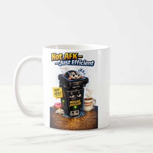 Mug Humour de travail à domicile (Gauche)