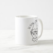 Mug Humour de vacances - So Elfin Tired (Devant droit)