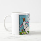 Mug Humour de vacances vintage Rabbit (Gauche)