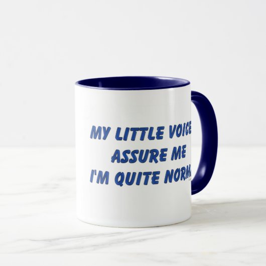Mug Humour de voix d'audition (Devant droit)