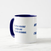 Mug Humour de voix d'audition (Devant gauche)