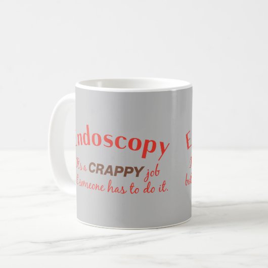 Mug Humour d'endoscopie (Devant gauche)