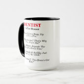 Mug Humour Dentist Café (Devant gauche)