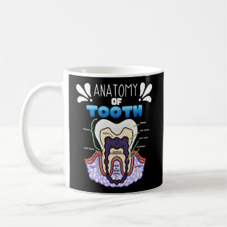 Mug Humour Dentiste D'Anatomie Des Dents Pour Orthodon