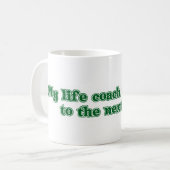 Mug Humour d'entraîneur de vie (Devant gauche)