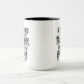 Mug Humour des devis amusants (Centre)