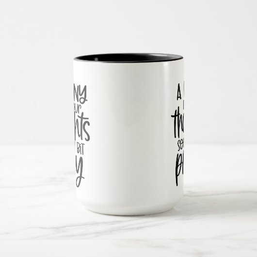 Mug Humour des devis amusants (Centre)