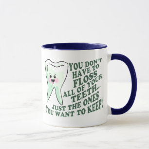 Mug Humour d'hygiéniste dentaire de dentiste