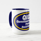 Mug Humour d'infirmière : QID Impression de nouveauté (Devant gauche)