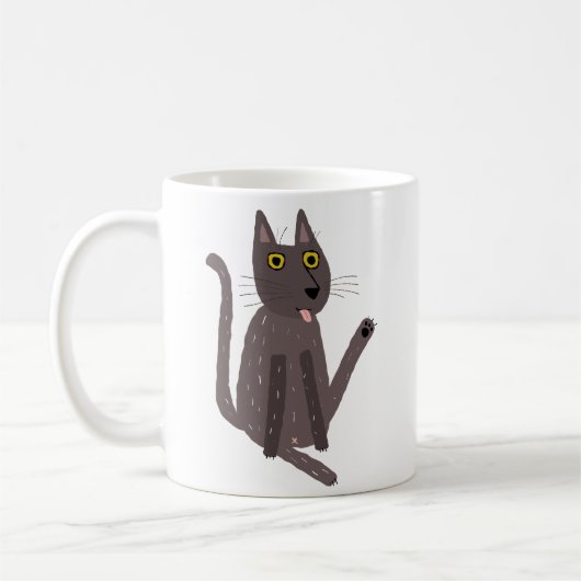 Mug Humour drôle de chat (Gauche)