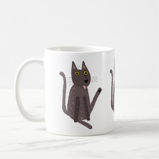Mug Humour drôle de chat (Gauche)
