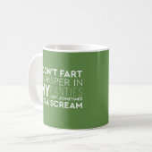 Mug Humour drôle de citation je ne fais pas café de (Devant gauche)