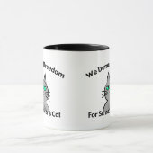 Mug Humour drôle de geek du chat de Schrodinger (Centre)