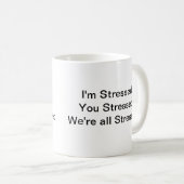 Mug Humour drôle faisant le travail (Devant droit)