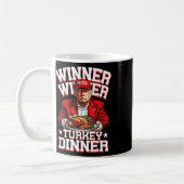 Mug Humour Drôle Trump Gagnant Dîner Dîner Turquie (Gauche)