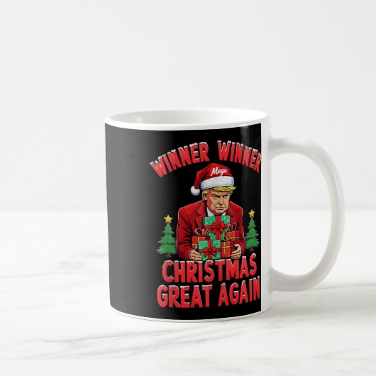 Mug Humour Drôle Trump gagnant Noël Grand Ag (Droite)