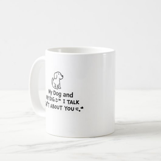 Mug Humour du chien (Devant gauche)