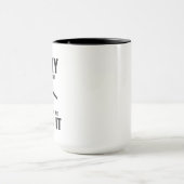 Mug Humour du toit - Nailing It Roofing (Centre)
