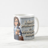 Mug Humour du travail à domicile (Devant droit)