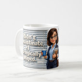 Mug Humour du travail à domicile (Devant gauche)