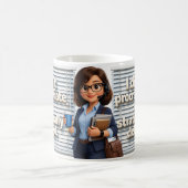 Mug Humour du travail à domicile (Centre)