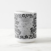 Mug Humour et responsabilité Imprimé léopard (Centre)