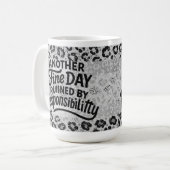 Mug Humour et responsabilité Imprimé léopard (Devant gauche)