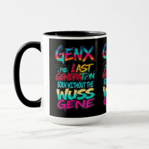 Mug Humour Gen X Noir
