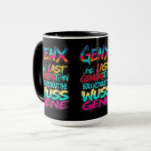 Mug Humour Gen X Noir (Devant gauche)