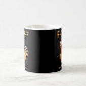 Mug Humour gothique drôle Corbeau F-Caw-F (Centre)