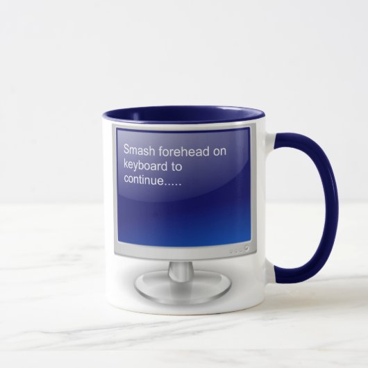 Mug Humour II d'ordinateur (Droite)