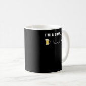 Mug Humour mécanique amusant pour hommes (Devant droit)