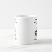 Mug humour offensif Funny Macaque singe (Centre)