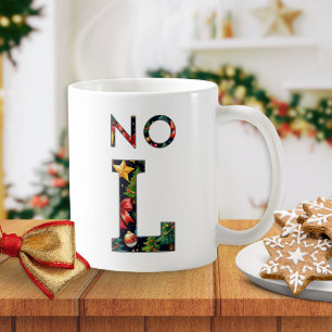 Mug Humour personnalisé de Noël drôle "Pas de L"