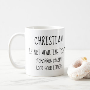 Mug Humour Personnalisé Pas De Devenir Adulte Aujourd'