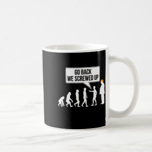 Mug Humour politique anti-Trump drôle sur l'évolution
