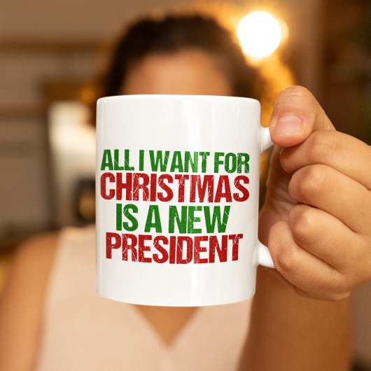 Mug Humour politique drôle de Noël