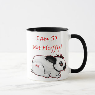 Mug Humour punk non pelucheux de lapin de Goth