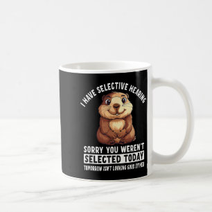 Mug Humour sarcasme cadeau marmotte pour hommes femmes