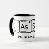 Mug Humour scientifique Style intelligent Prof de labo (Devant gauche)
