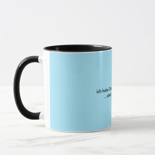 Mug Humour texte allemand (Gauche)