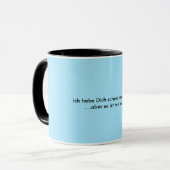 Mug Humour texte allemand (Devant gauche)