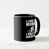 Mug Humour VTT - Citation de cyclisme - Cyclisme drôle (Devant droit)